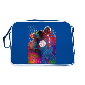 Motor racing #motor #sport - Retro Bag - blue/white - Back