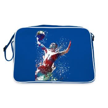 #sport #waterpolo sport de water-polo - Sac Retro - bleu/blanc - Dos