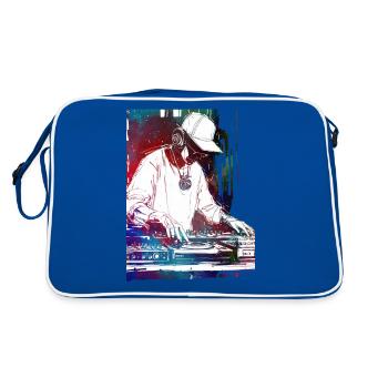 DJ music console - Retro Bag - blue/white - Back
