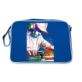DJ music console - Retro Bag - blue/white - Back