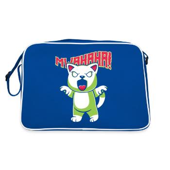 Skull Horror Halloween Cadeau - Sac Retro - bleu/blanc - Dos