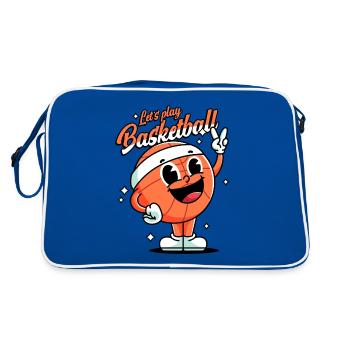 Basket-ball Joueurs de basket-ball Joueurs de basket-ball - Sac Retro - bleu/blanc - Dos