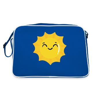 Sun - Retro Bag - blue/white - Back