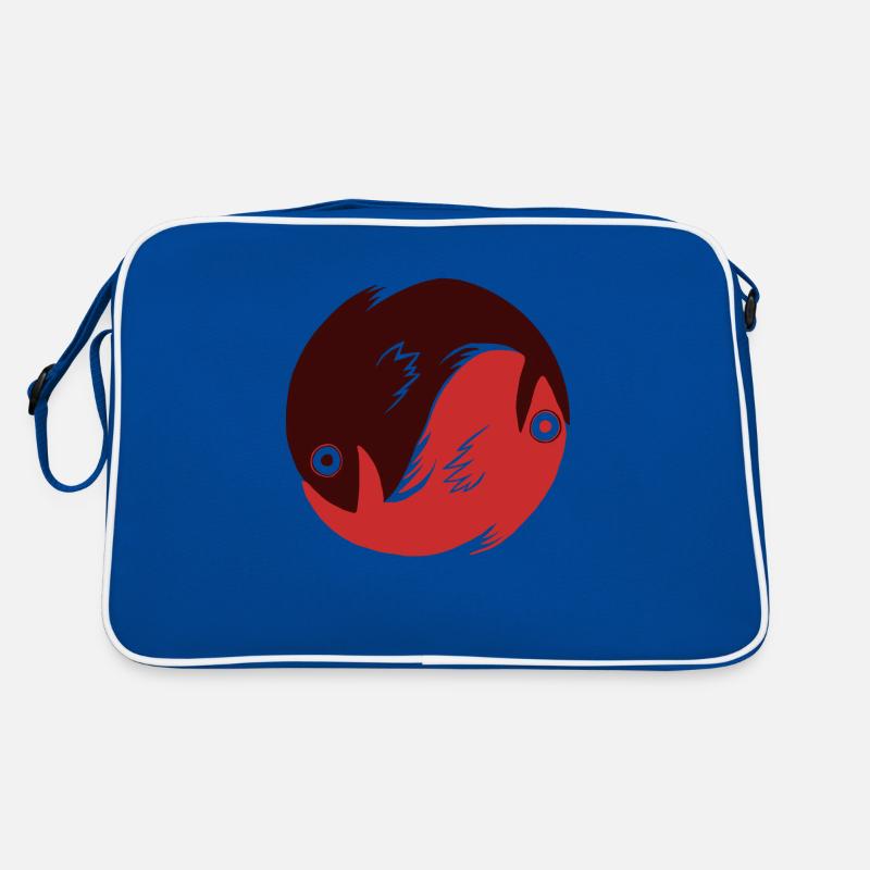 Ying Yang - Pisces red Retro Bag