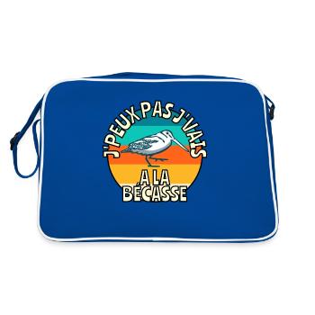 J’peux pas j’vais à la bécasse - Sac Retro - bleu/blanc - Dos