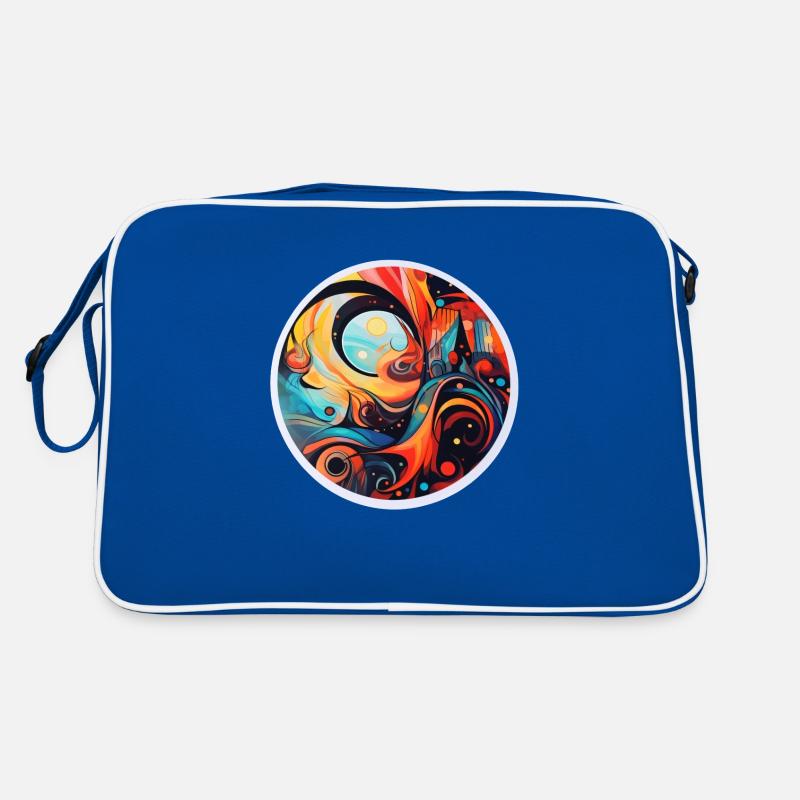 art abstrait Sac Retro