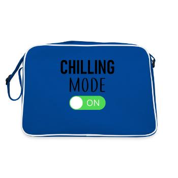 Mode refroidissement activé - Sac Retro - bleu/blanc - Dos