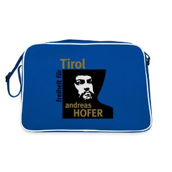 Andreas Hofer · Freiheit für Tirol - Retro Tasche - Blau/Weiß - Hinten