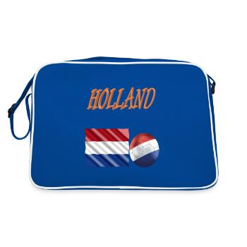 Holland Fans - Sac Retro - bleu/blanc - Dos