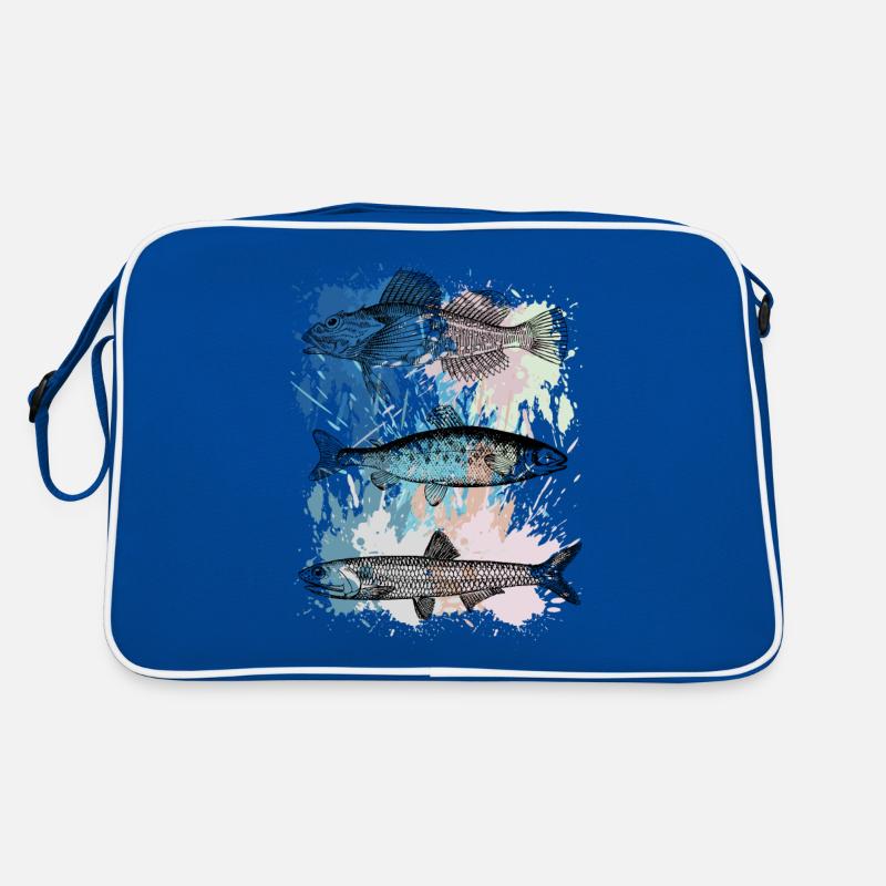 Fish triptych Retro Bag