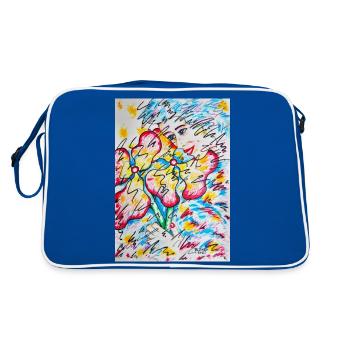 Demoiselle d’honneur - Sac Retro - bleu/blanc - Dos