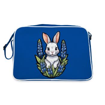 Lapin lapin Bluebonnets - Sac Retro - bleu/blanc - Dos