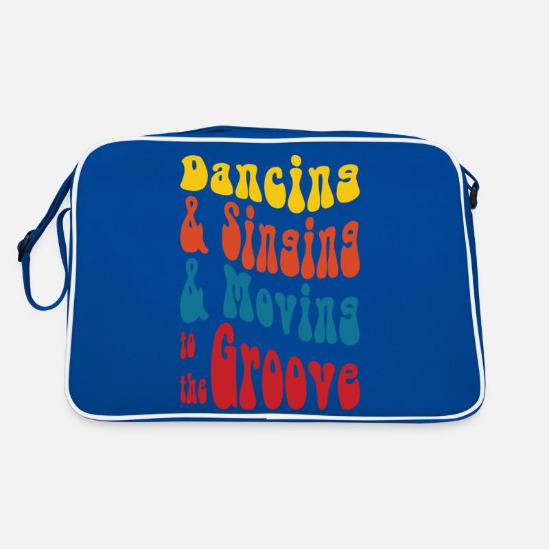 Dancing Singing Moving Grooving - DJing Retro Tasche