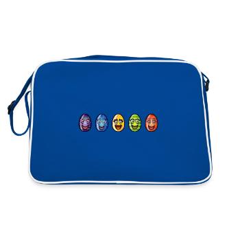 Easter egg - Retro Bag - blue/white - Back