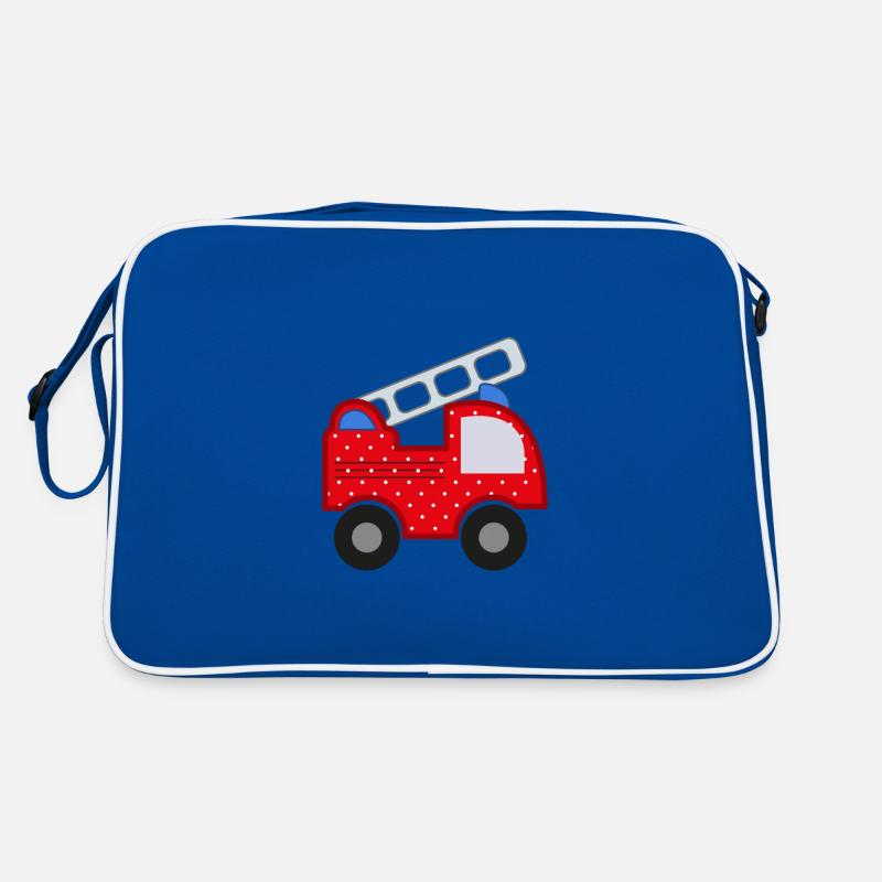 Fire engine fire brigade firefighter Retro Bag