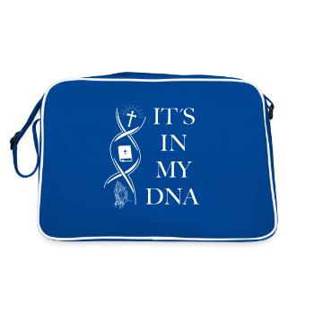c’est dans mon adn Jesus Church Bible - Sac Retro - bleu/blanc - Dos