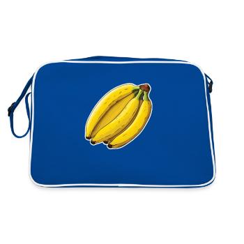 Bananes - Sac Retro - bleu/blanc - Dos