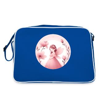 L’innocence du magnolia - Sac Retro - bleu/blanc - Dos