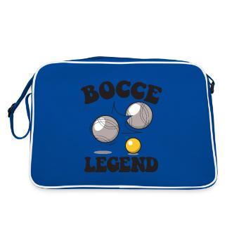 Bocce Legend Citation Bocce Ball avec Jack Bocci - Sac Retro - bleu/blanc - Dos