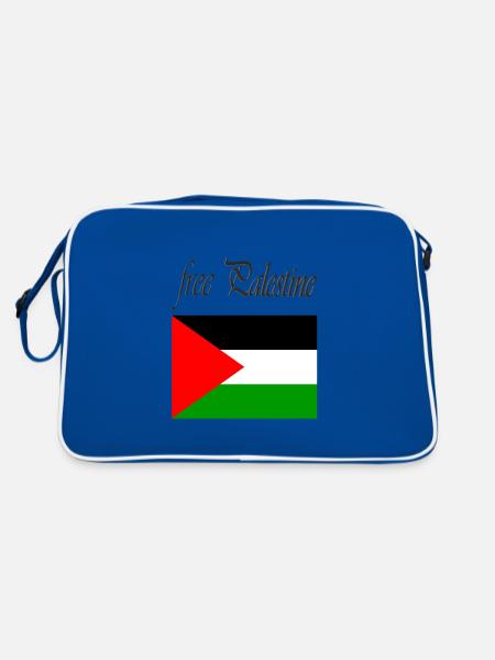Palestine Design - Sac Retro - bleu/blanc - Dos