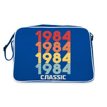 1984 Jubilé dans un style vintage classique 1984 - Sac Retro - bleu/blanc - Dos