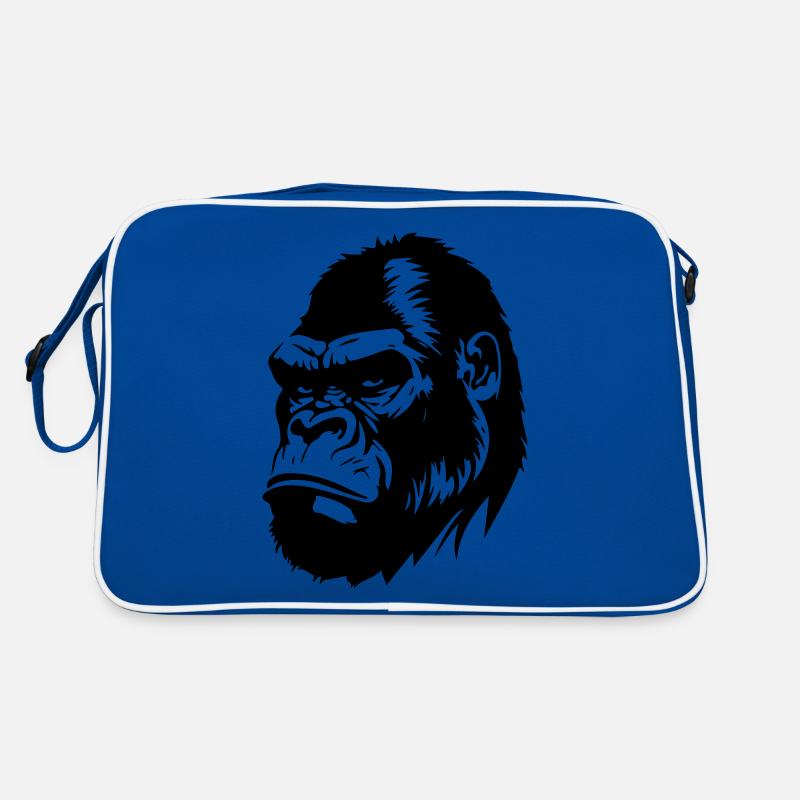 Silhouette de symbole de gorille Sac Retro