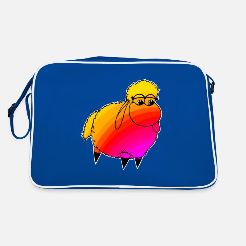 Wolly Sheepling Rainbow Retro wave Gaming Retro Tasche