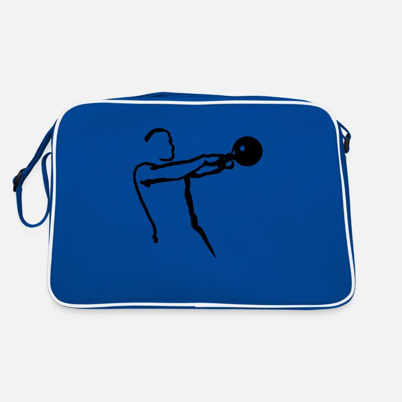 Kettlebell Swing groß Retro Tasche