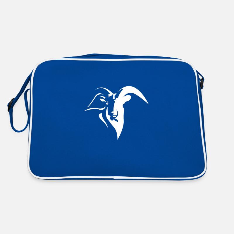 Ziege Steinbock Bock Mäh Ziegenbock Retro Tasche