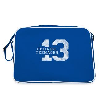 Adolescent officiel - Sac Retro - bleu/blanc - Dos