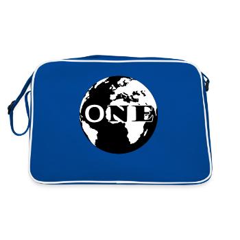 Planète Earth - Sac Retro - bleu/blanc - Dos