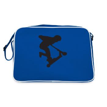 Trick scooter - Retro Bag - blue/white - Back