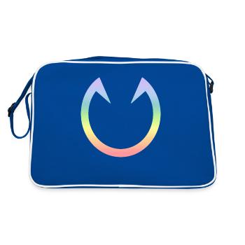 Cheval - Sac Retro - bleu/blanc - Dos