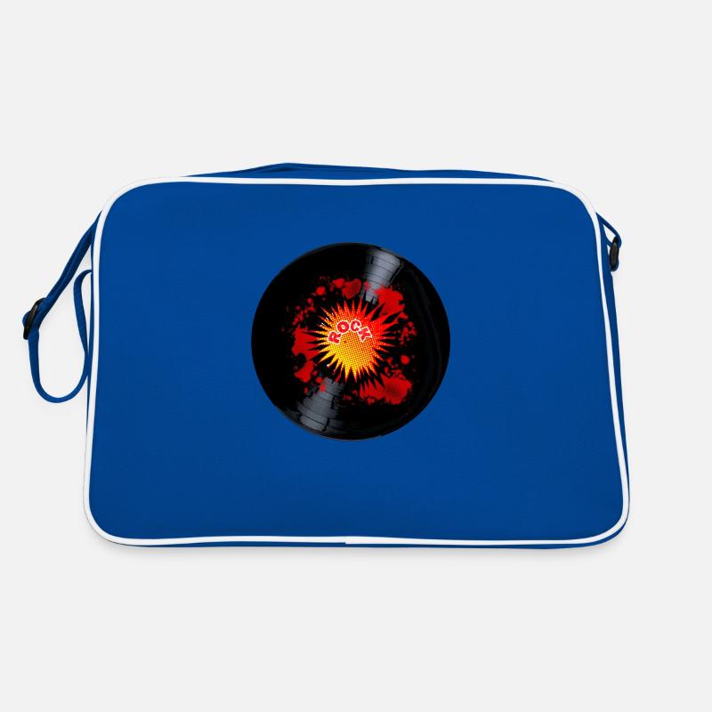 Exploding Rock Long Playing Record Retro Bag