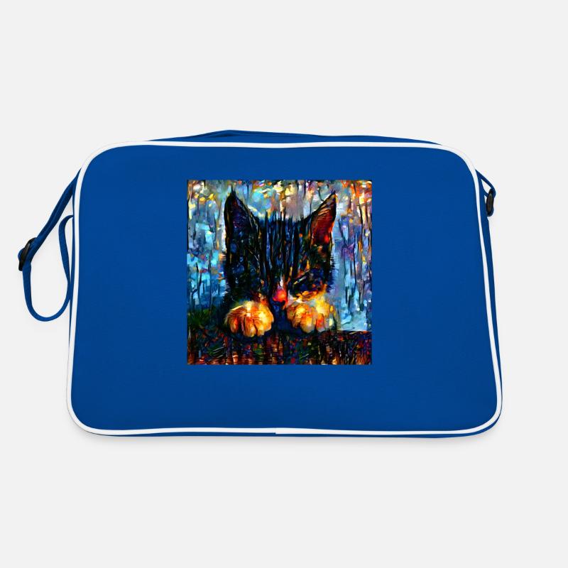 Art chat, chaton Sac Retro