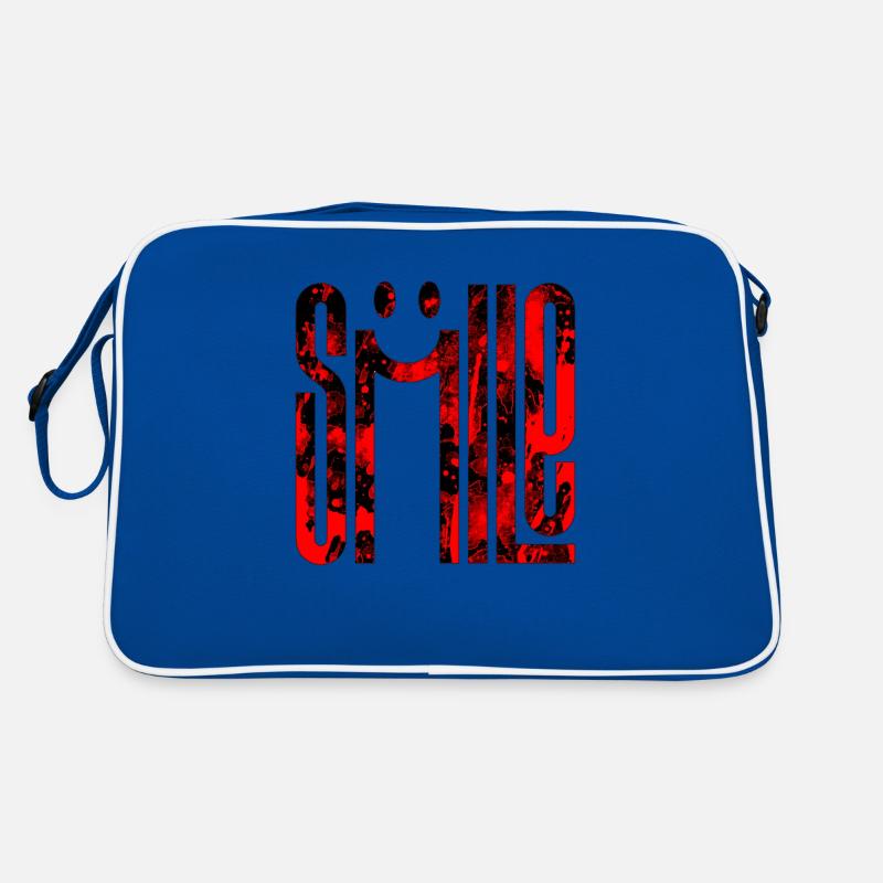 think smile positive thoughts happy meditation Retro Bag
