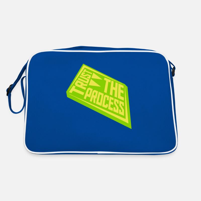 trust the process Quote Retro Bag