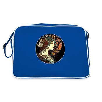 Femme mystique façon art nouveau - Sac Retro - bleu/blanc - Dos