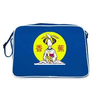 Geishana - Sac Retro - bleu/blanc - Dos