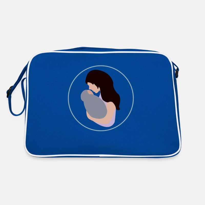 Mutter und Kind Retro Tasche