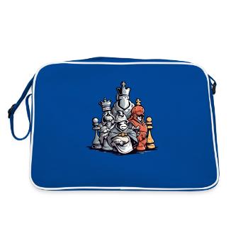 L'équipe de choc chess - Sac Retro - bleu/blanc - Dos