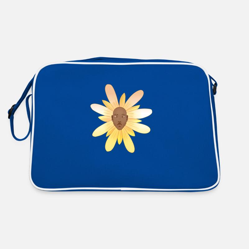 Mauerblümchen Retro Tasche