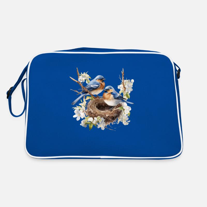 Singvogel-Nest Retro Tasche