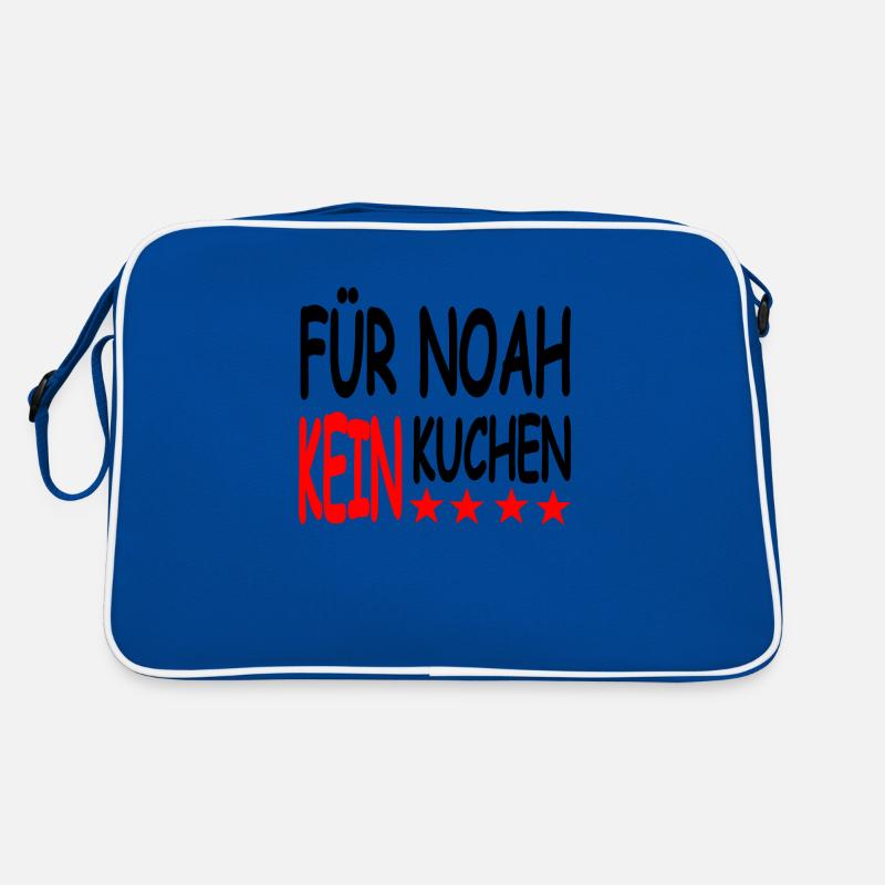 Kuchen - Retro Tasche - Blau/Weiß