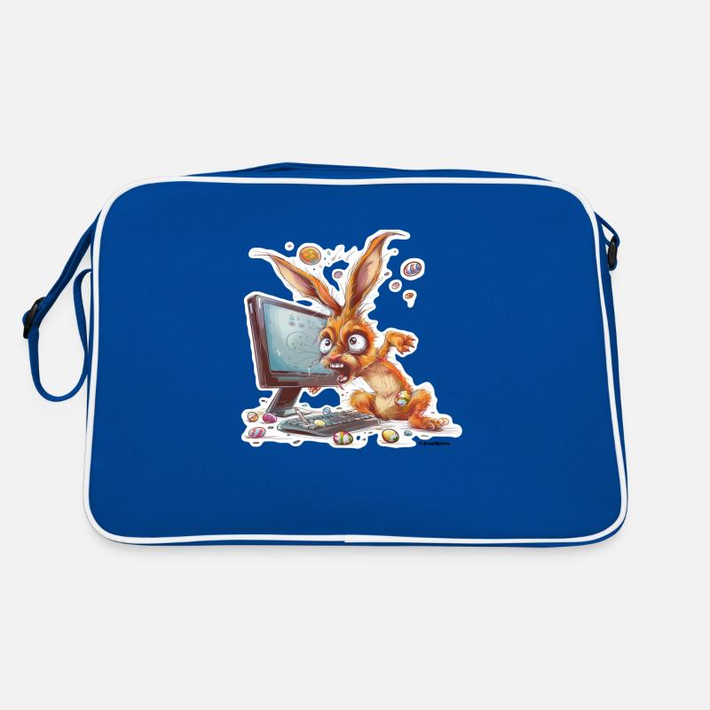 Crazy Easter Bunny II Retro Bag