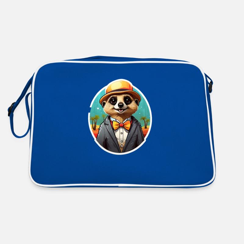 Drôle Bande Dessinée Suricate Sac Retro