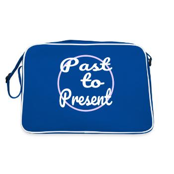 transformational change memory lane - Retro Bag - blue/white - Back