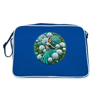 Danseuse orientale turquoise - Sac Retro - bleu/blanc - Dos