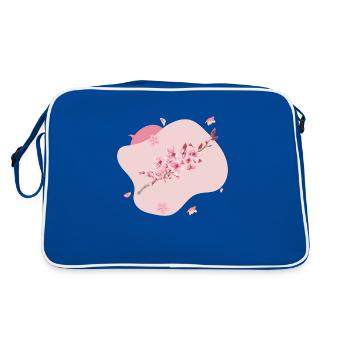 Sakura - Sac Retro - bleu/blanc - Dos