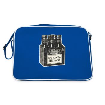 Mon Kinda Six Pack - Sac Retro - bleu/blanc - Dos